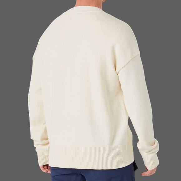 Fila Casa Baseline Cardigan White Size Men M NWT $150 MSRP - Picture 3 of 11